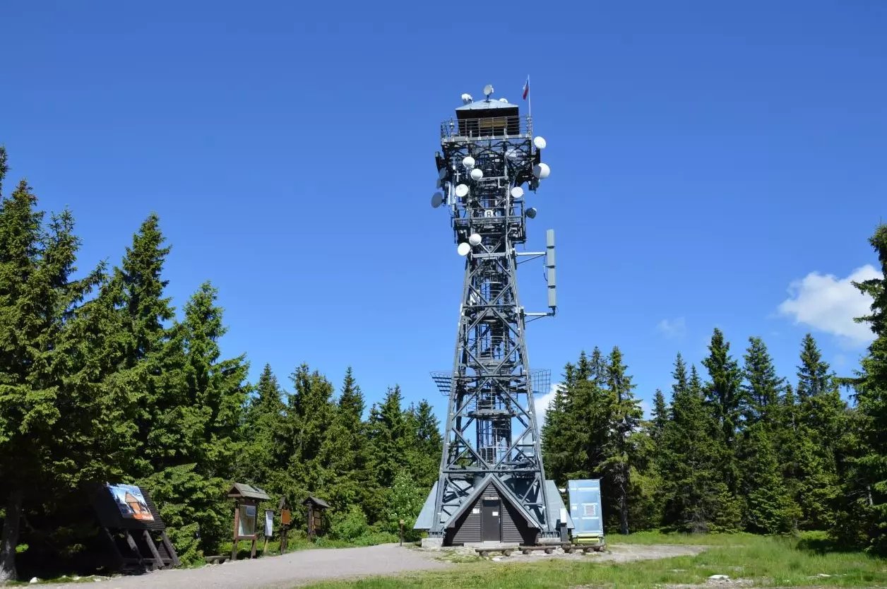 Pěší turistika - Janské Lázně 18 - Rozhledna Panorama na Černé hoře